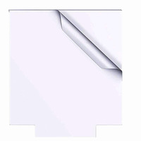 Plaques acryliques vierges pour gravure laser, forme carrée ou ronde, pour base lumineuse, feuilles de plexiglas de 3,5 mm, panneau acrylique pour veilleuse LED