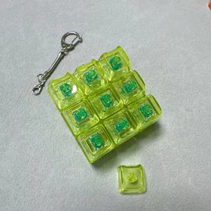 Vente en gros d'usine : Jouet anti-stress à 9 touches pour PC, avec lumière LED mécanique, boutons à pression, clickers, clavier, porte-clés, capuchons de touches - Product Image 3