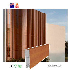 Panneau de revêtement de mur extérieur personnalisé Écrans de latte en aluminium Latte verticale en aluminium - Product Image 5