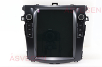 Pemutar DVD Stereo Radio mobil, Android 12 dengan navigasi GPS mobil untuk Toyota corolla 2007-2012