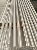 Persiana de madera impermeable con imprimación blanca, componente de persiana de madera