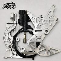 Leva del Freno Posteriore in Alluminio CNC 7075 per Surron LBX, Accessorio ad Alte Prestazioni per Moto Elettriche Fuoristrada MX