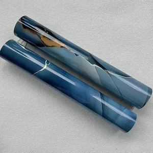 Papier peint autocollant au design moderne <span class=keywords><strong>Carreaux</strong></span> de pierre plaqués or <span class=keywords><strong>Carreaux</strong></span> de mur et de sol en marbre <span class=keywords><strong>Film</strong></span> protecteur décoratif doré - Product Image 3