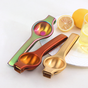 Ustensiles de cuisine : <span class=keywords><strong>Presse</strong></span>-agrumes manuel en acier inoxydable pour citrons, oranges et citrons verts, avec fonction de découpe en tranches - Product Image 1