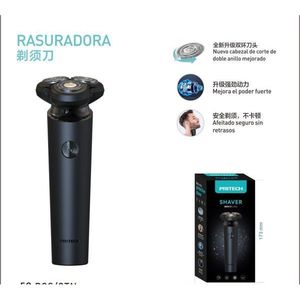 Afeitadora Eléctrica Pritech de 173 mm con Cabezal de Doble Anillo para un Afeitado Seguro, Recortadora de Barba para Hombre - Product Image 1