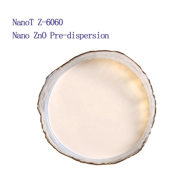 NanoT Z-6060 50nm Nanoparticle Nano Zinc Oxide ZnO Pre-Dispersion Manufacturer for Skin Sunblock Cosmetic Factory Price