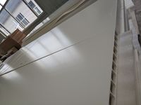 Bahan Baku Pengecatan Laminasi PVC Tahan Air Hotel WPC Tipe E Casing Interior Bingkai Pintu Kamar Tidur WPC