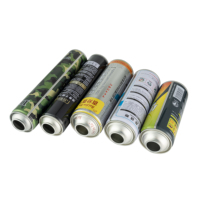 Vente en gros de bombes aérosols de 200 ml, vaporisateur, machine à brume, boîte vide en fer blanc pour peinture et produits chimiques, en métal avec fonction de scellement