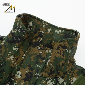 A-1 Men's <b>Camo</b> Trench <b>Jacket</b> Quick Dry Breathable Hooded Outdoor Hiking Fishing Camping Work Uniform - Product Image 4