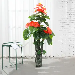 Wholesale Green Plants Artificial Tree Branches And Leaves For Decoration