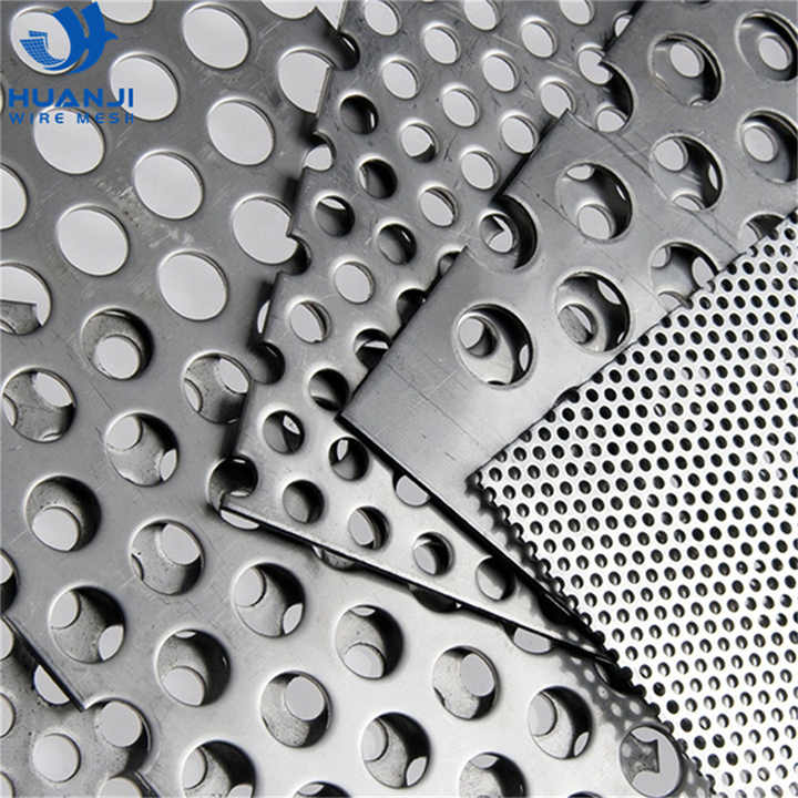 Round Holes Circle Hole Shape Mesh Sheet Perforated Louver Metal Panels