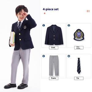 ชุดเครื่องแบบนักเรียนประถมและอนุบาลสำหรับเด็กกระโปรง<span class=keywords><strong>นักเรียน</strong></span>สไตล์อังกฤษใหม่ฤดูใบไม้ร่วง - Product Image 6