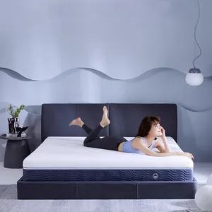 8H TH睡眠ウェルキングサイズホテル天然マットレスは圧縮ベッドを提供ロールアップ低反発マットレス