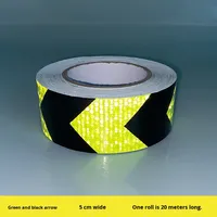Film réfléchissant en plastique pour signalisation routière - Ruban adhésif lumineux, imperméable et résistant à l'usure, forte adhérence