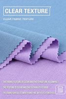 Tela de Punto Acanalado TR Spandex de Peso Pesado 270GSM, 67% Poliéster, 27% Rayón, para Prendas de Vestir