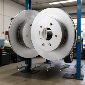 Kit Freni per Nissan Rogue Anteriore e Posteriore, Pastiglie in Ceramica da 11,65 Pollici, Rotori Forati di Ricambio - Product Image 2