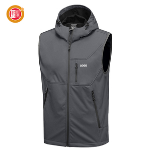 Body personnalisé chaud imperméable <span class=keywords><strong>Plus</strong></span> la taille vestes Softshell pour hommes gilets de Golf & gilets - Product Image 4
