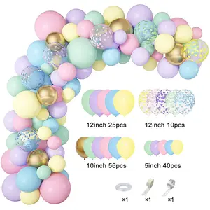 New Macaron ballon latex Wedding birthday Balloon Chain package Ins Wind ballon arch kit ballon party decorations