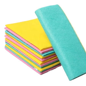 超吸収性ポリエステルビスコース不織布ドイツクリーニングクロス家庭用再利用可能なキッチン用使い捨てディッシュクロス - Product Image 1