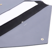 Housse minimaliste en cuir PU pour iPad, design enveloppe, protection pour ordinateur portable, étui intérieur fin pour iPad, idéal pour le bureau