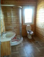 Hôtel écologique en bois massif, villa antique, maisons en bois pur pour l'extérieur