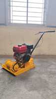 Compacteur de sol portable robuste LOTUS de 1 à 2 tonnes avec moteur à essence, 1,5 CV, longue durée de vie, garantie de 6 mois