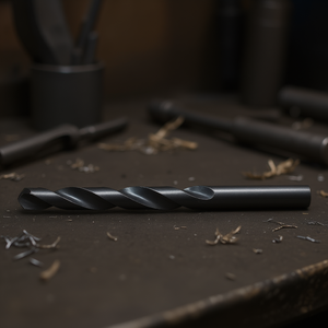 Foret hélicoïdal HSS 10 mm, longueur 133 mm, série courte noire pour perçage du métal - Product Image 3