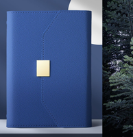 Journal en cuir Elite A5/A6 à feuilles mobiles avec impression de logo et boîte cadeau en PU