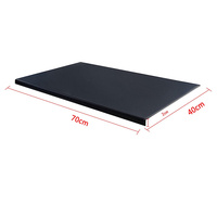 Alas Meja Gaming Besar Anti Air Bahan Kulit PU, Mouse Pad Kantor dengan Pinggiran, 800x400mm 31.5"x15.7" untuk Keyboard dan Mouse