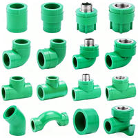 Directo de fábrica SR 20mm PPR Accesorios de tubería de plástico DIN Material de plomería Superficie Lisa Pegamento de agua de baja presión Soldadura PP