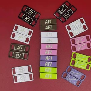 Accesorios Decorativos de Metal de Alta Calidad para Calzado Deportivo Nik, 1 Par, Se Acepta Impresión Láser Personalizada - Product Image 2