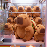 Peluches Capybara Kawaii Douces de 25 cm – Vente Flash – Jouets en Peluche de Dessins Animés pour Enfants – Animaux en Peluche pour Machine à Pinces