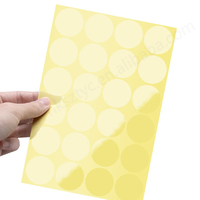 Étiquettes autocollantes rondes transparentes en vinyle, fabriquées sur mesure, imperméables, disponibles en tailles de 20 à 50 mm ou plus, commande personnalisée acceptée