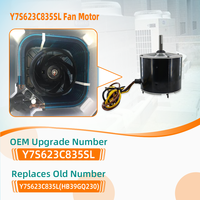 Moteur de ventilateur Y7S623C835SL 208-230V 60Hz, pièces de moteur de ventilateur, 1/4HP 1.45A 1100RPM CCW