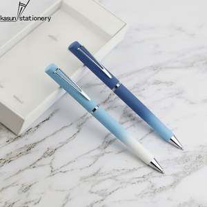 Juego de Dos Bolígrafos Escolares, Novedad en Colores Degradados Arcoíris, Bolígrafo con Logotipo Personalizado para Estudiantes - Product Image 5