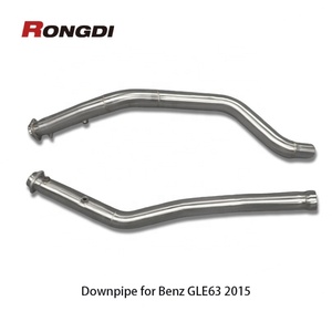 304ท่อไอเสียสเตนเลสแบบตรงสำหรับ Mercedes Benz C292 W166 GLE63 AMG 5.5T 2015-2019 - Product Image 5