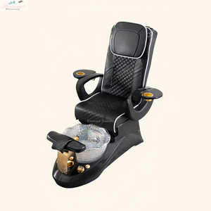 Moderne profession elle Pipeless Whirlpool Entladung pumpe Fuß Spa <span class=keywords><strong>Massage</strong></span> stuhl schwarz Pediküre Stuhl zum Verkauf - Product Image 3