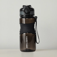 Bouteille d'eau pour enfants en plastique Tritan sans BPA potable directe à ouverture en un clic