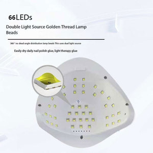 48W UV LED Nail Lamp 66 Beads Quick Dry Gel <b>Polish</b> Dryer <b>Plastic</b> Nail Enhancement Equipment - Product Image 3
