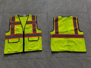 Áo phản quang an toàn tùy chỉnh, độ phản quang cao, dành cho nam, chống thấm nước, 100% polyester, đồng phục bảo hộ lao động, in logo tùy chỉnh - Product Image 6