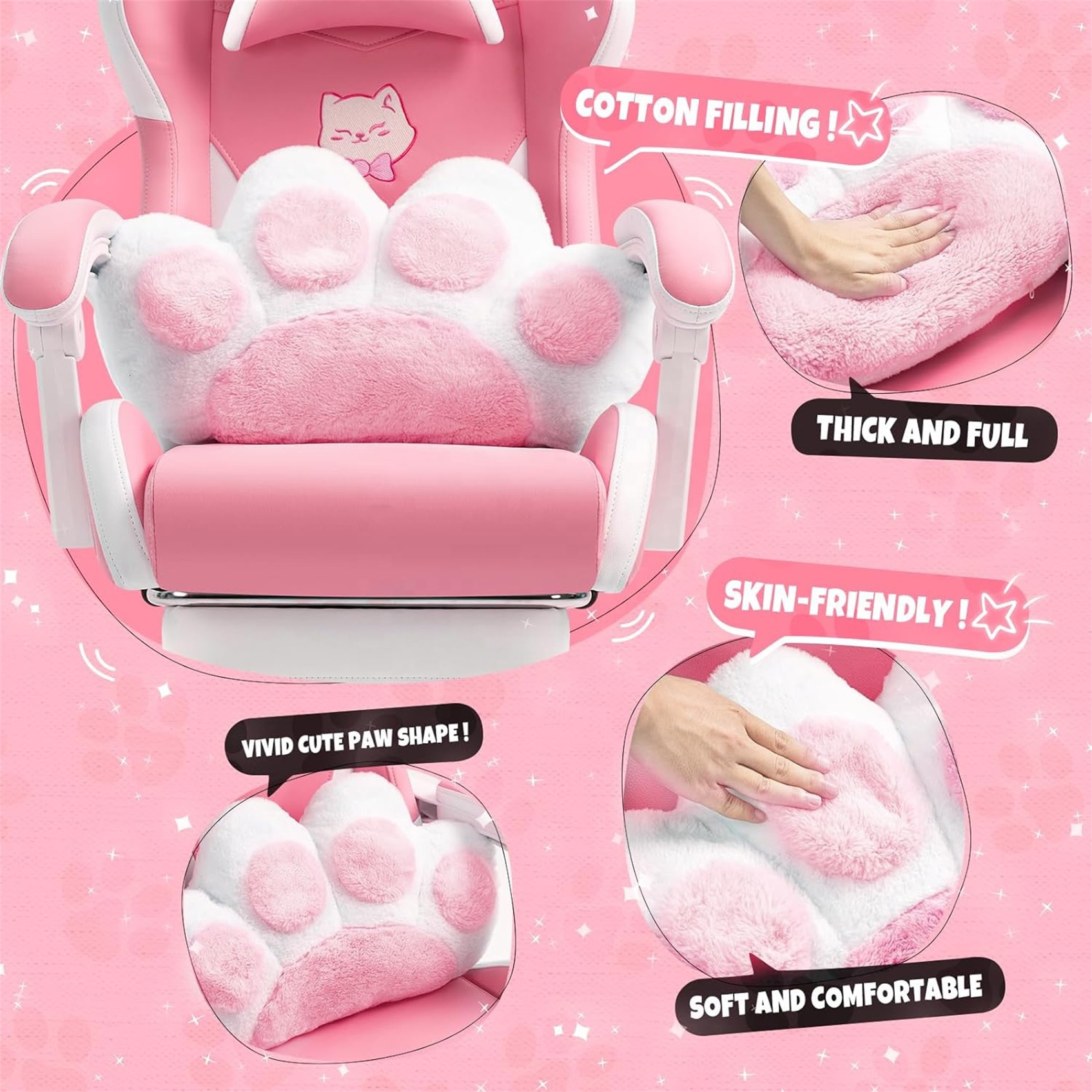 Anda Seat Phantom Kids: Sedia Da Gioco Ergonomica Per Bambini 5-10 Anni. Reclinabile, Con Cuscini Lombari E Poggiatesta. Pelle PVC Resistente.