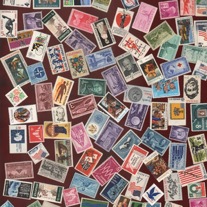 COLLECTEURS DE TIMBRES! Beau grand lot de 100 timbres-poste américains vintage - Tous les timbres sont neufs - Product Image 1