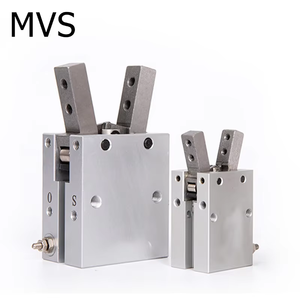 Manipulador de la <span class=keywords><strong>serie</strong></span> SMC MHC2, apertura y cierre, cilindro de dedo neumático, operación de leva de cuña, guía deslizante, pinza de <span class=keywords><strong>aire</strong></span> - Product Image 5