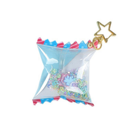 Cartoon PVC aufblasbarer Schwimm ring Mini aufblasbare Süßigkeiten Schlüssel bund Anhänger Schlüssel bund