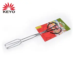Barbeque Tool Set Outer Camping Used Stainless Steel Mini Steak Food Wire Tongs