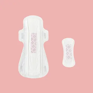 White cotton anion with wings women pads feminine sanitary napkin