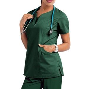 Logo personnalisé Spa coiffure dentisterie uniformes d'hôpital pour animaux de compagnie femmes et hommes joggeurs 2 pièces soins infirmiers médicaux gommages uniformes ensembles - Product Image 5
