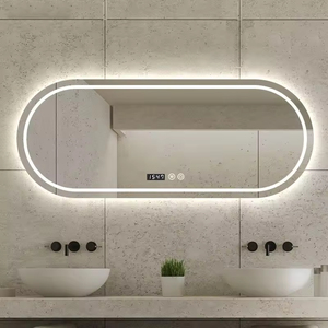Espejo de aspecto de lujo <span class=keywords><strong>Diseño</strong></span> inteligente Luz LED Inducción Bluetooth Detección Antiempañamiento Espejo de <span class=keywords><strong>baño</strong></span> Led - Product Image 2