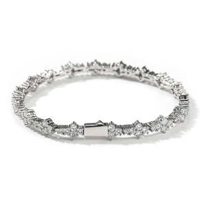 UWIN-Collar de cadena de tenis ostentoso de <span class=keywords><strong>3mm</strong></span>, cadena cruzada de tenis, 5A CZ - Product Image 4