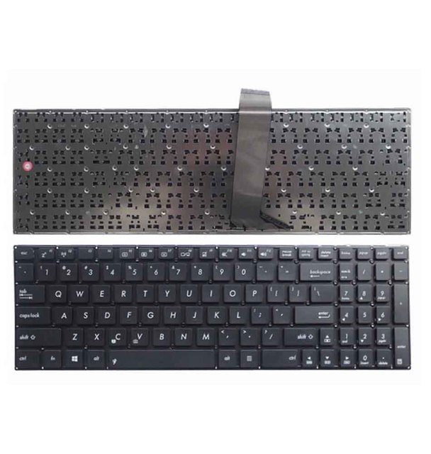New Plastic Laptop Keyboard US Layout 3 Keys Anti-Ghosting USB 1.0 Replacement Black for K55DE K55N A55V A55VD